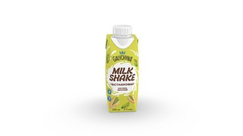 Коктейль молочний Milk Shake &laquo;Фісташковий&raquo; 2% жиру ТМ Галичина, ТРА 235 г РД-075862 фото